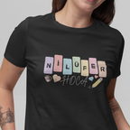 Özelleştirilebilir İsme Özel Öğretmen Kadın Tişört