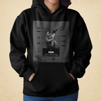 Özelleştirilebilir Evcil Hayvan Mugshot Hoodie