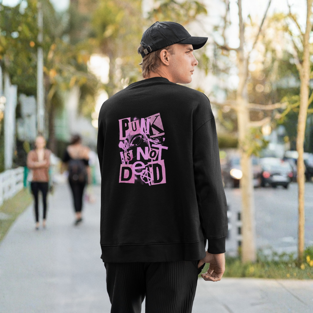 Punk is Not Dead Erkek Sweatshirt