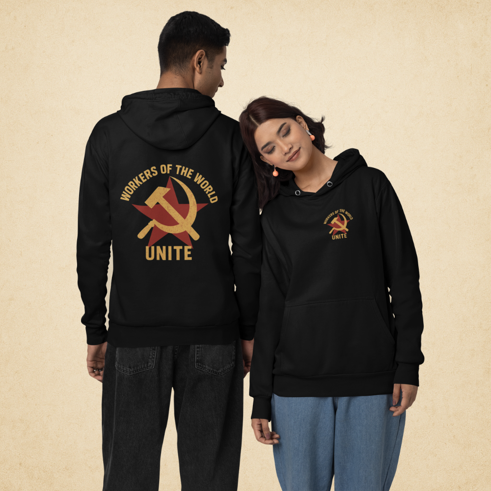 Çekiç ve Orak Kadın Hoodie