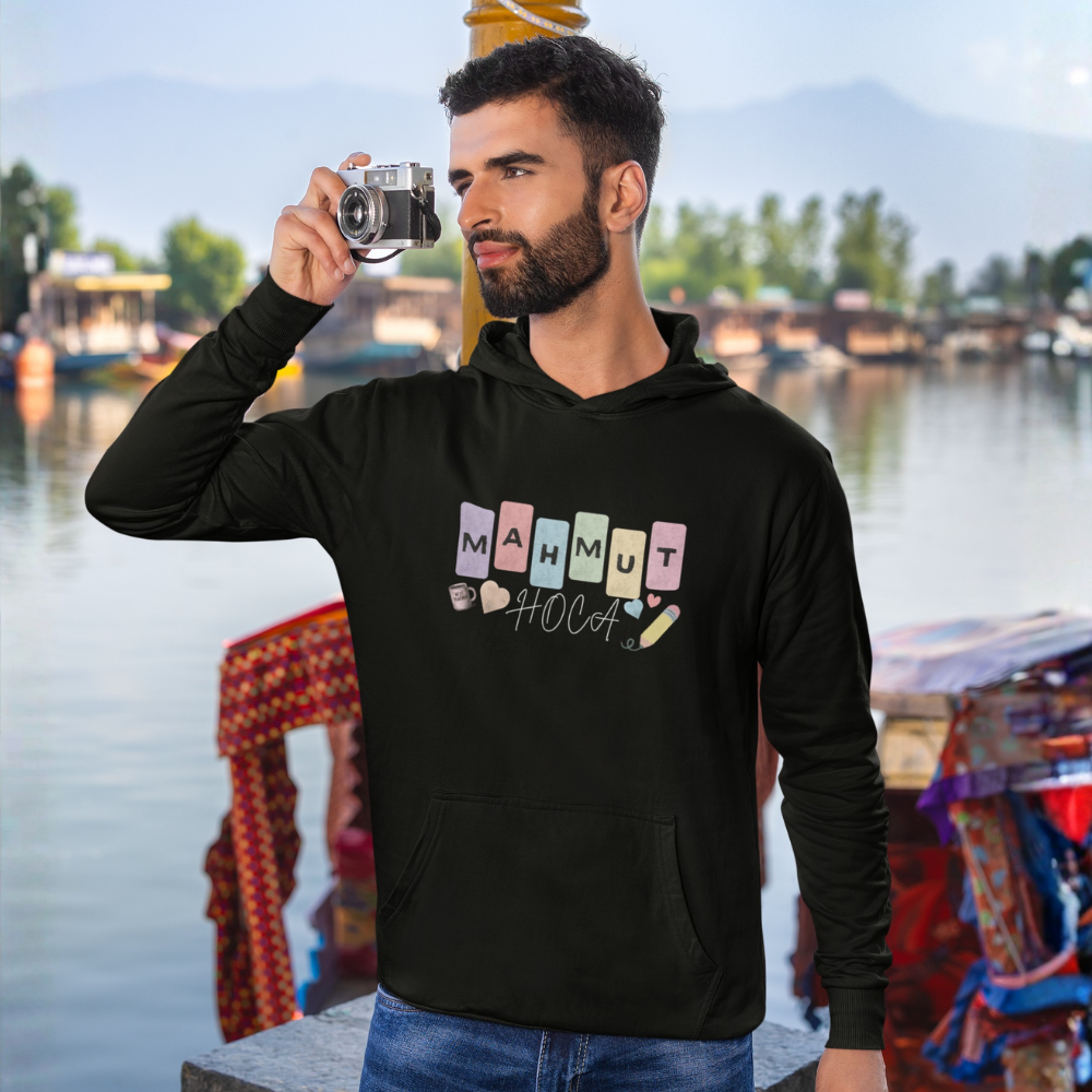 Özelleştirilebilir İsme Özel Öğretmen Erkek Hoodie