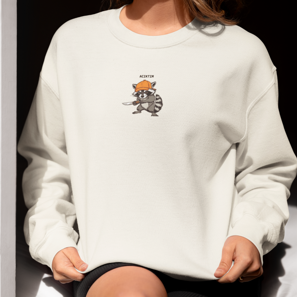 Aç Rakun Kadın Sweatshirt