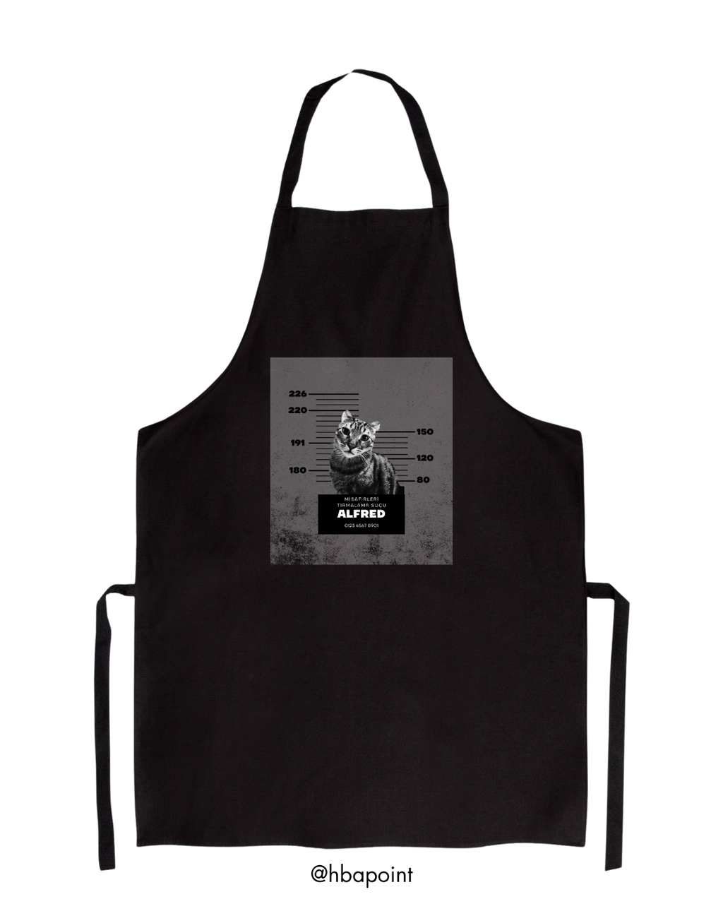 Özelleştirilebilir Evcil Hayvan Mugshot Mutfak Önlüğü