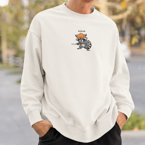 Aç Rakun Erkek Sweatshirt