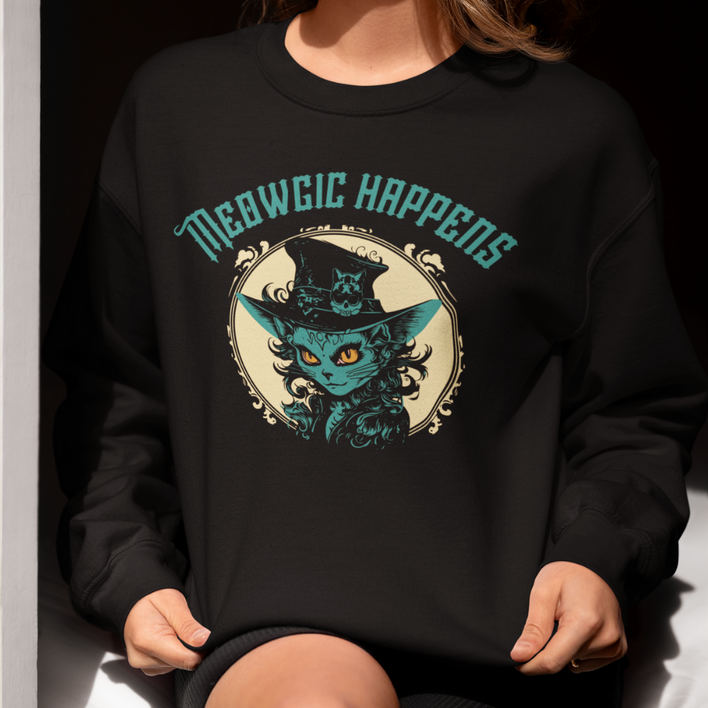 Meowgic Happens Kadın Sweatshirt