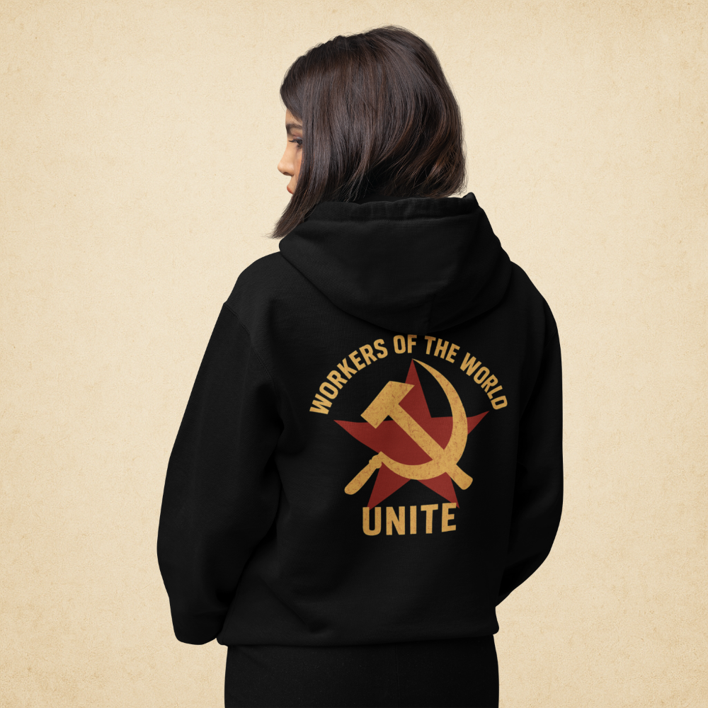 Çekiç ve Orak Kadın Hoodie