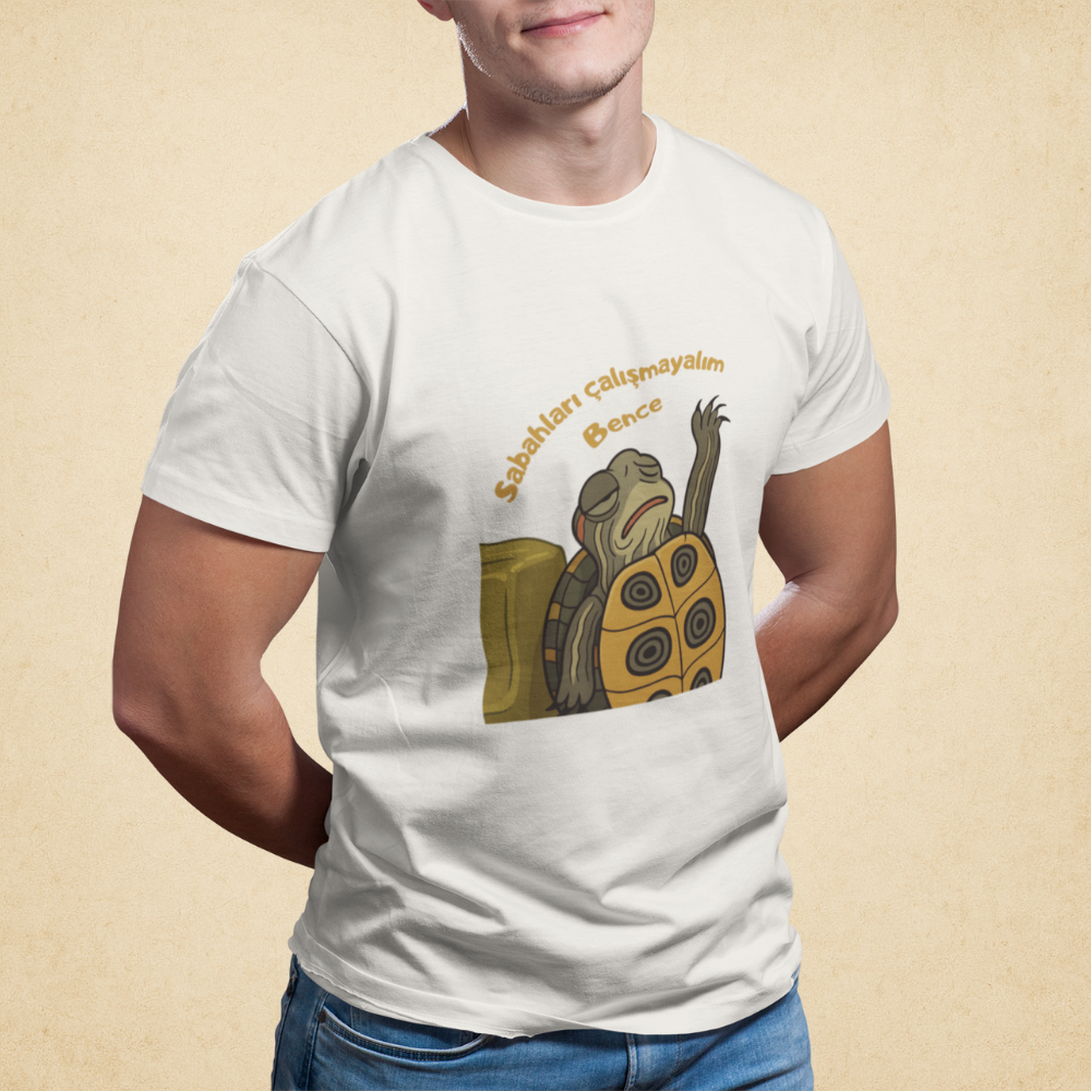 Bezgin Kaplumbağa Erkek Tişört