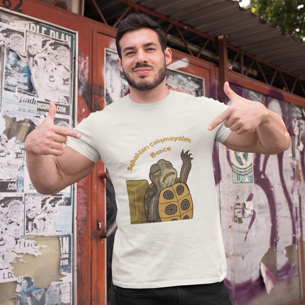 Bezgin Kaplumbağa Erkek Tişört