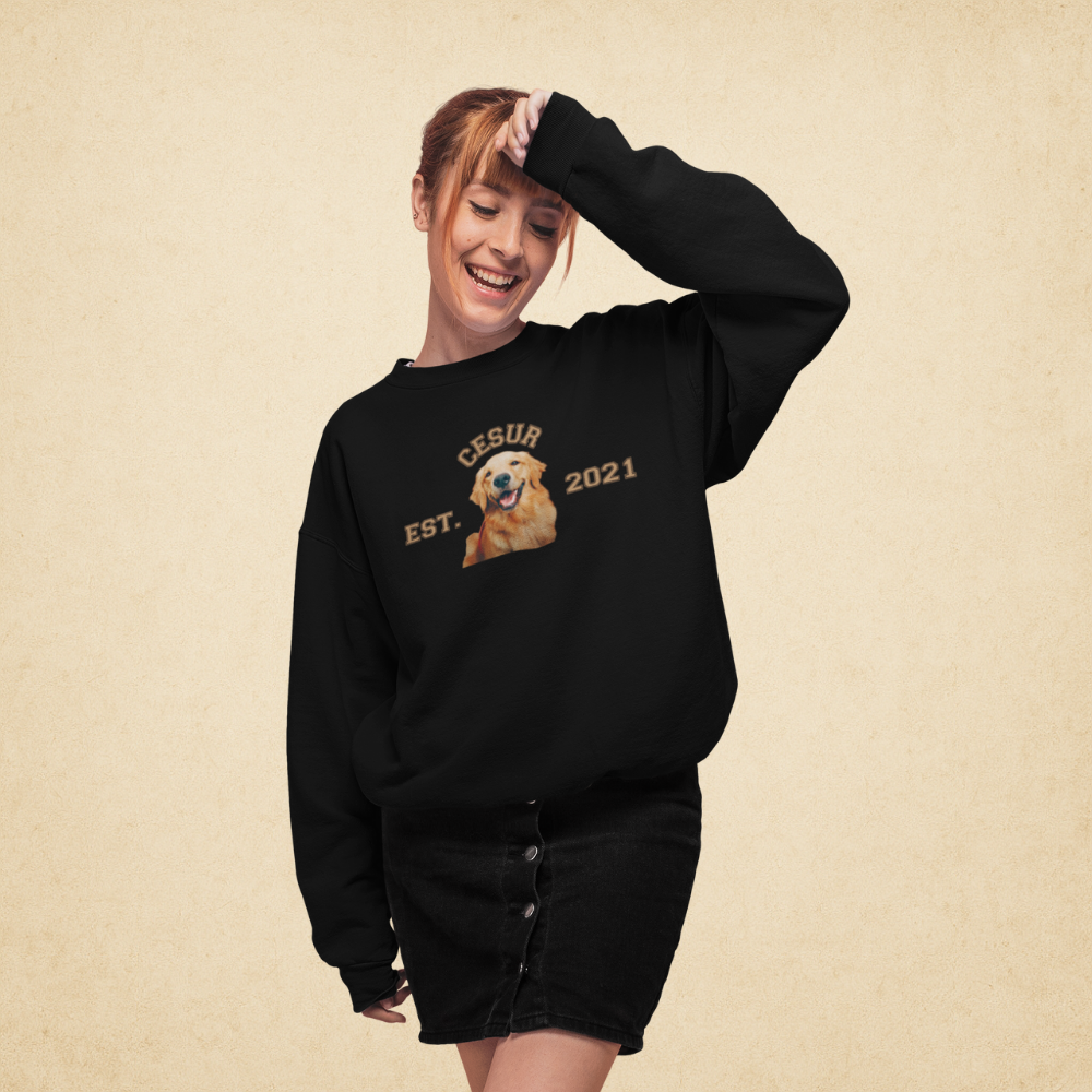 Özelleştirilebilir Evcil Hayvan Estimated Kadın Sweatshirt