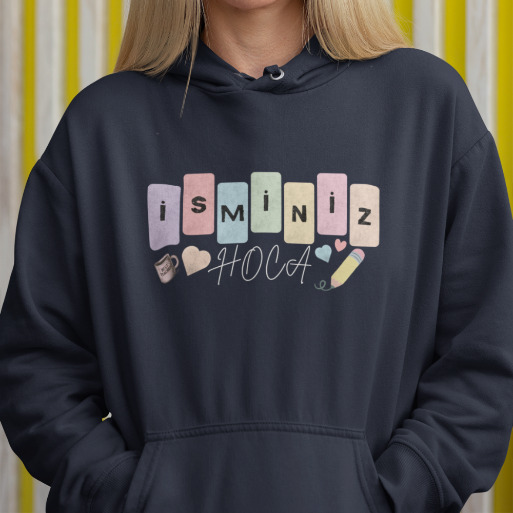 Özelleştirilebilir İsme Özel Öğretmen Hoodie