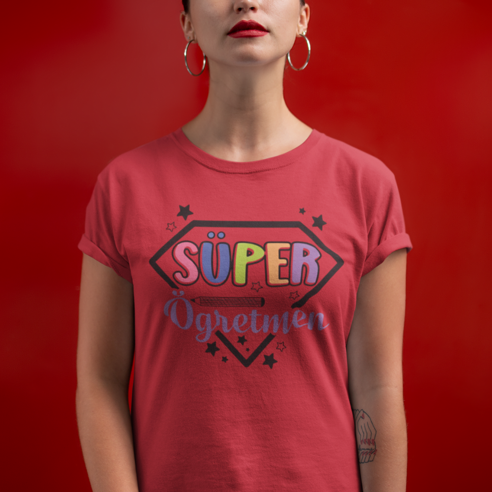 Süper Öğretmen Tişört