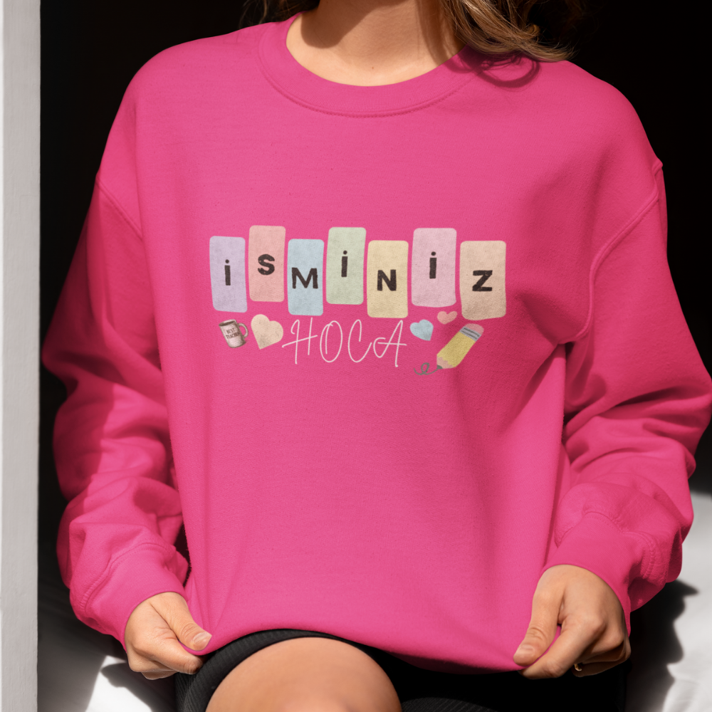 Özelleştirilebilir İsimli Öğretmen Sweatshirt