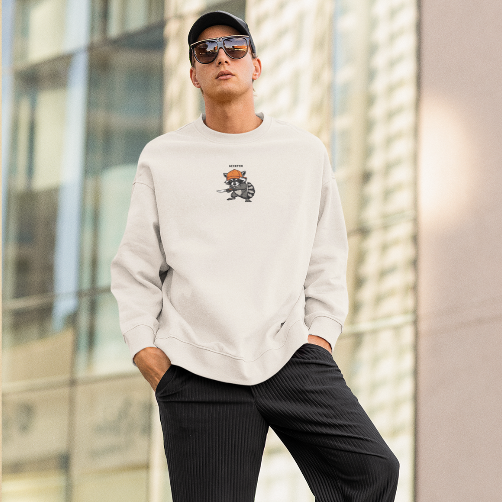 Aç Rakun Erkek Sweatshirt