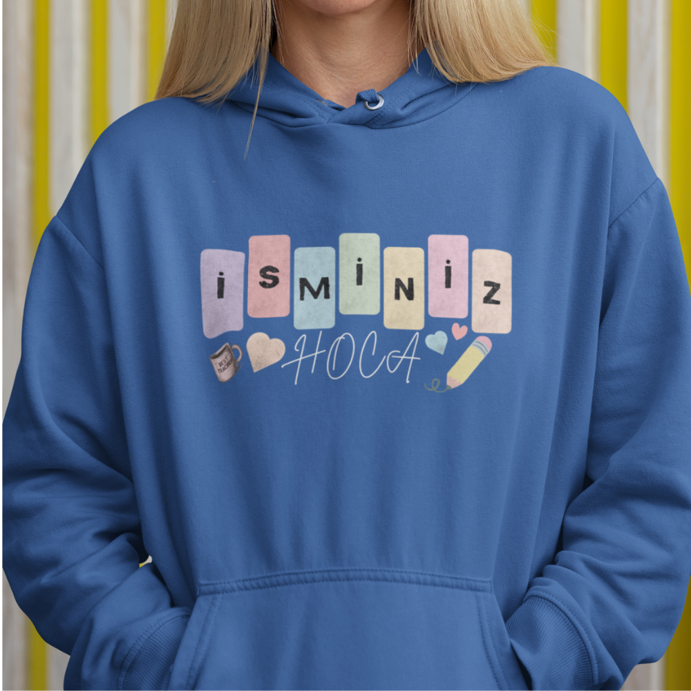 Özelleştirilebilir İsme Özel Öğretmen Hoodie