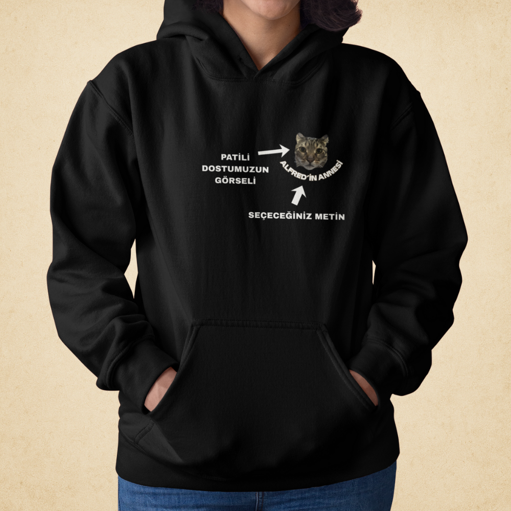 Kişiye Özel Evcil Hayvan Ebeveyn Hoodie