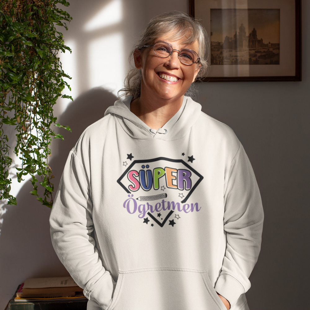 Süper Öğretmen Kadın Hoodie