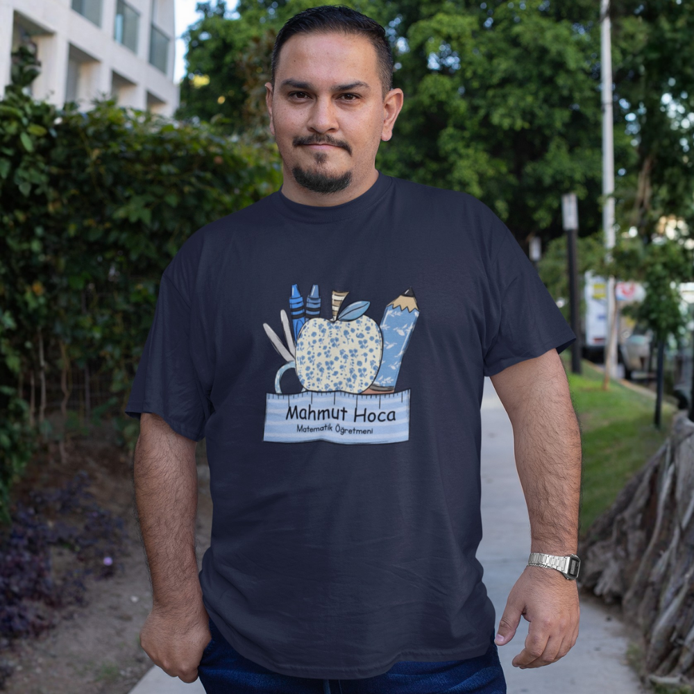 Kişiye Özel Sınıf ve İsimli Öğretmen Tişört