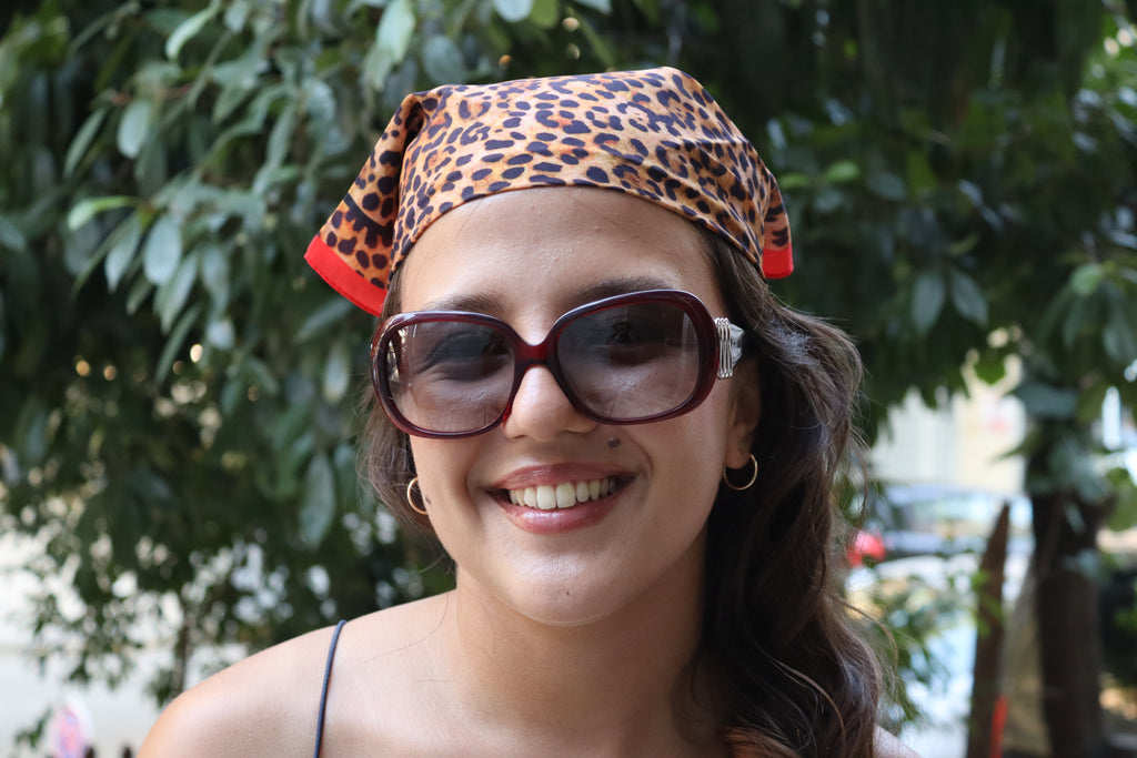 Leopar Desen Bandana