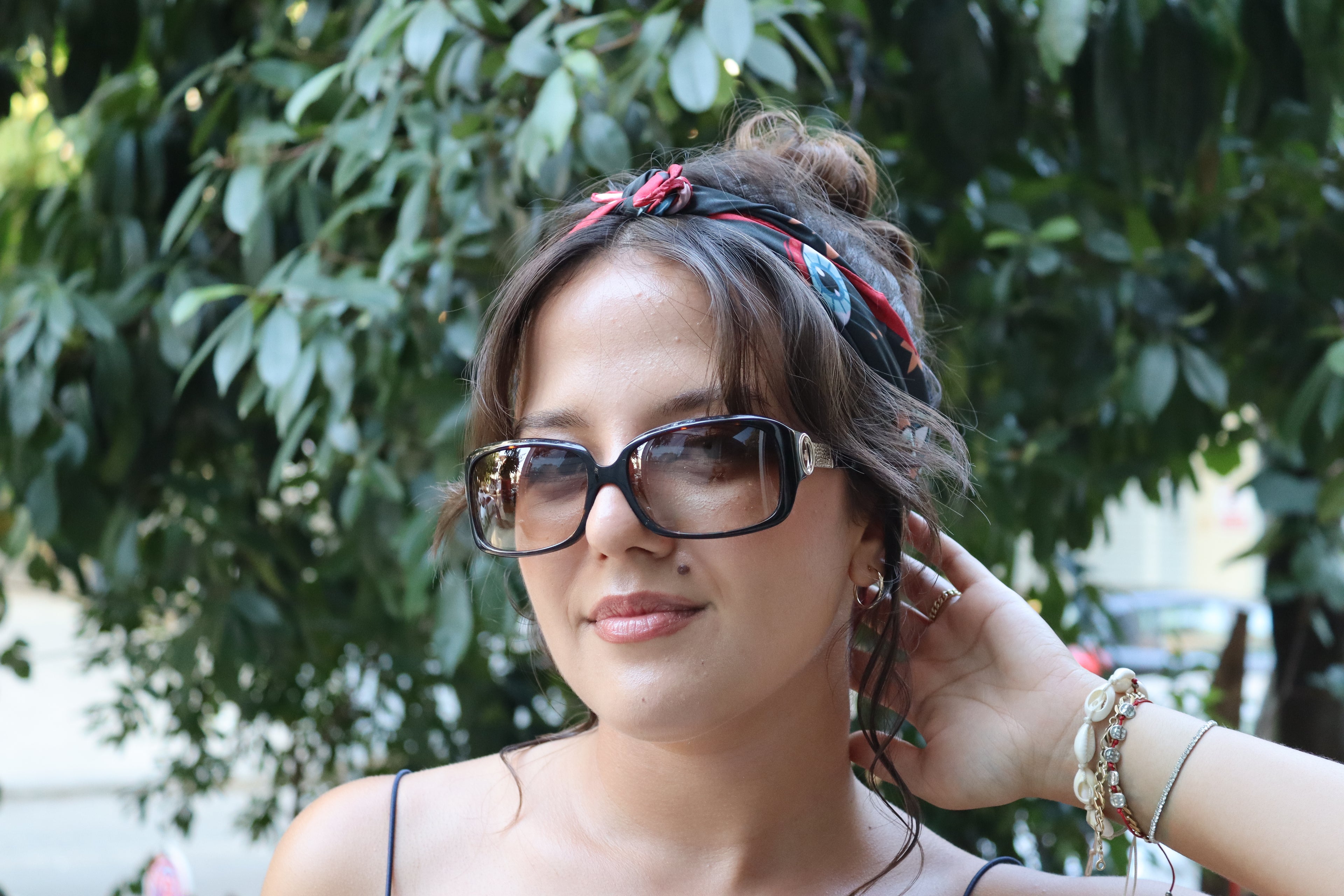 Eyes on You Desenli Bandana