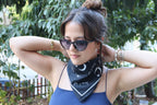 Ay Yıldız Desenli Bandana
