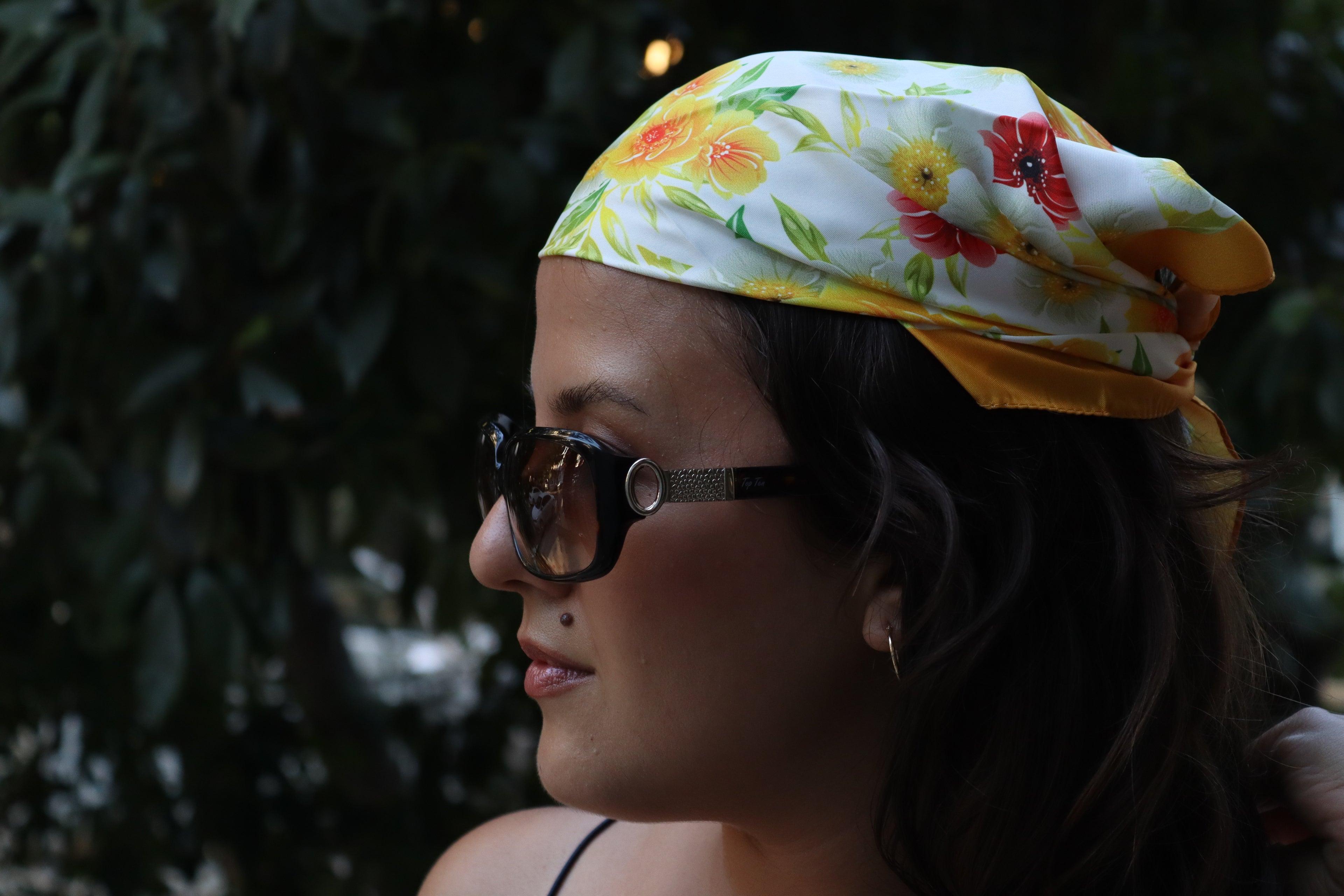 Orangese Desenli Bandana