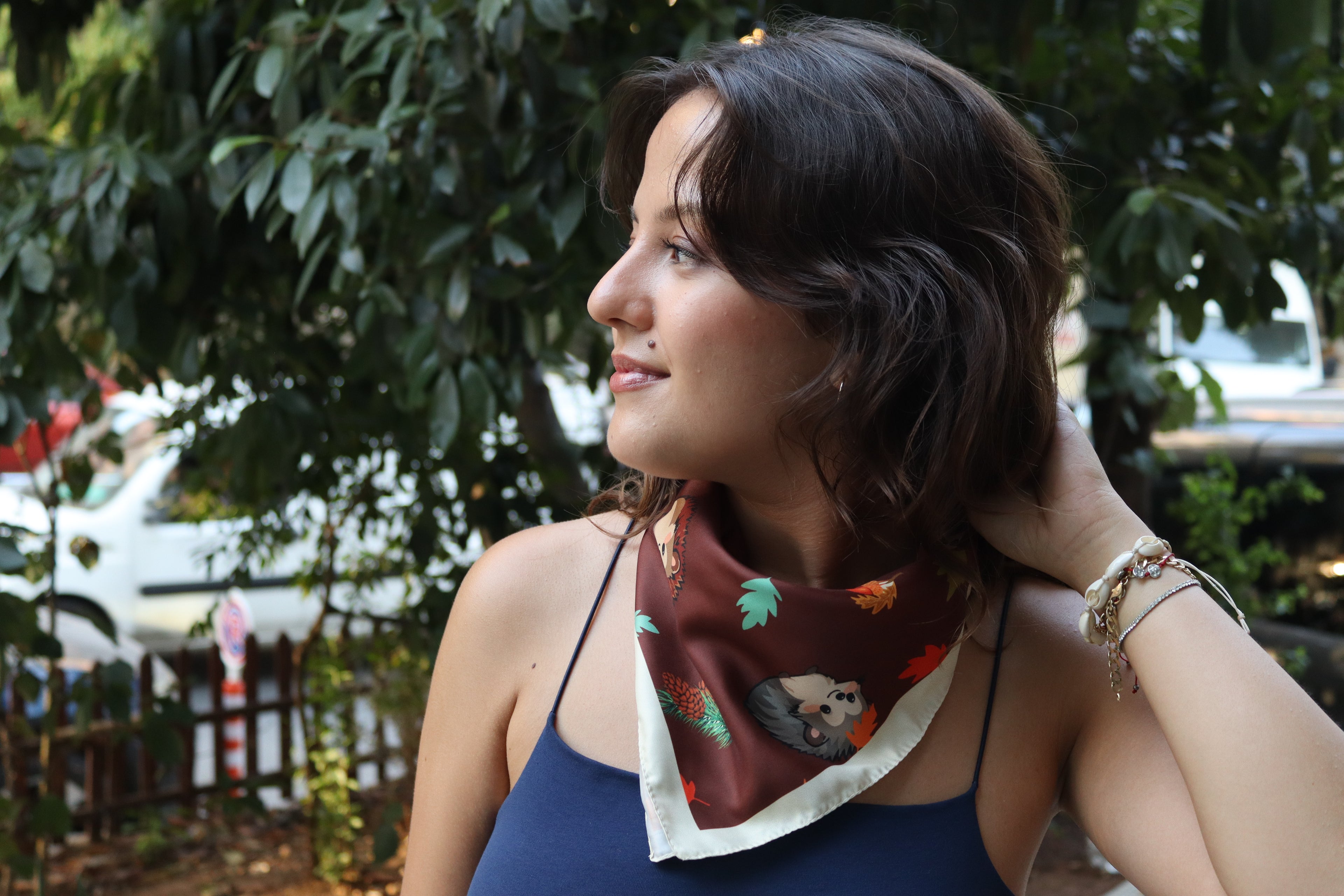 Kirpi Kahverengi Bandana