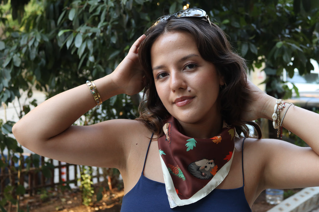 Kirpi Kahverengi Bandana