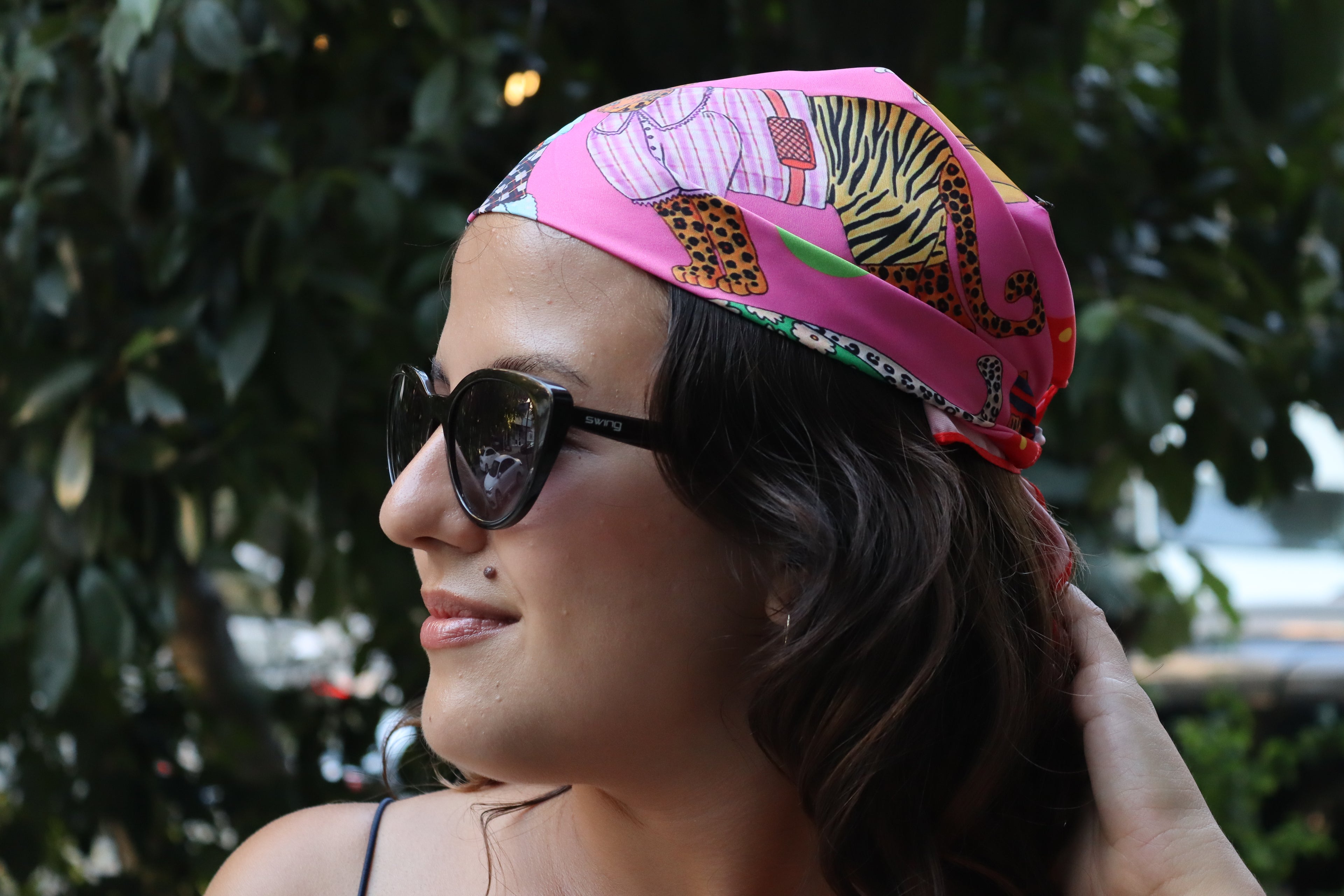 Leopar Ailesi Bandana