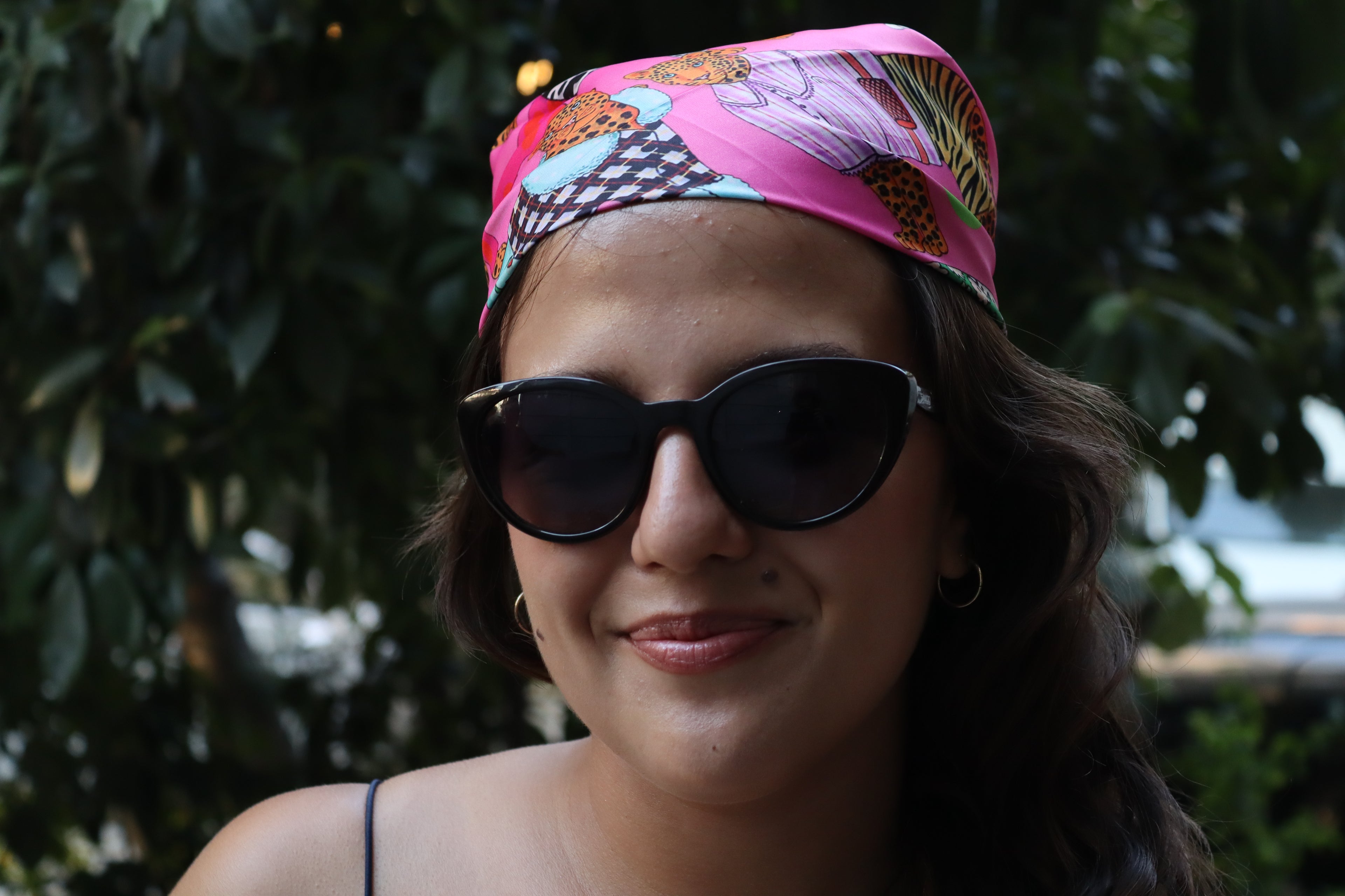 Leopar Ailesi Bandana