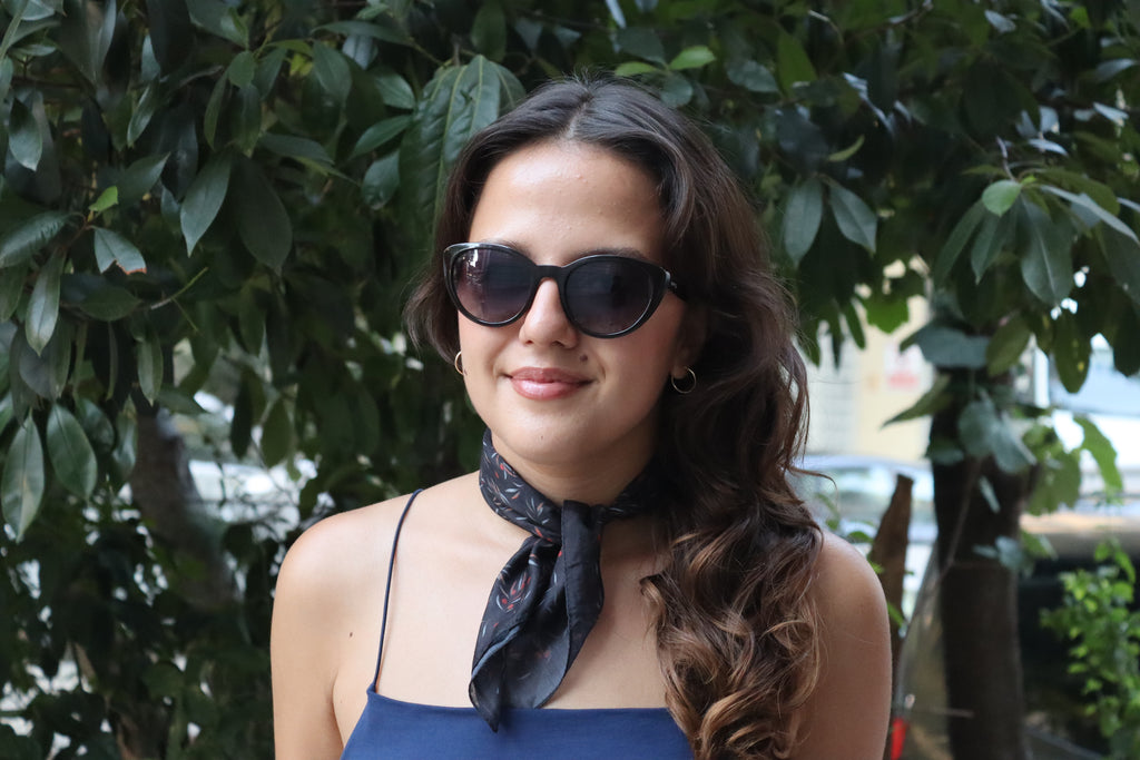 Olive Desenli Bandana