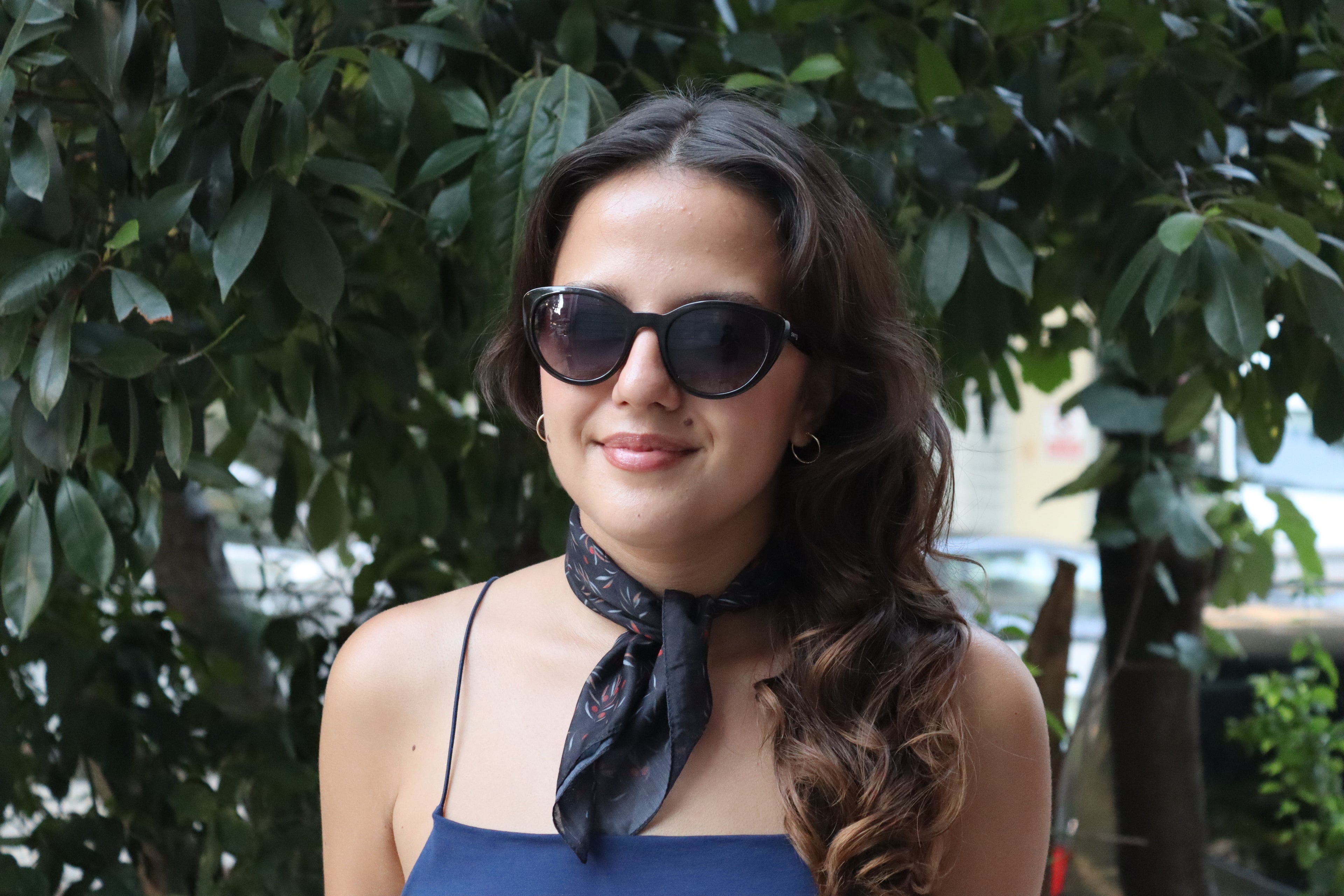 Olive Desenli Bandana