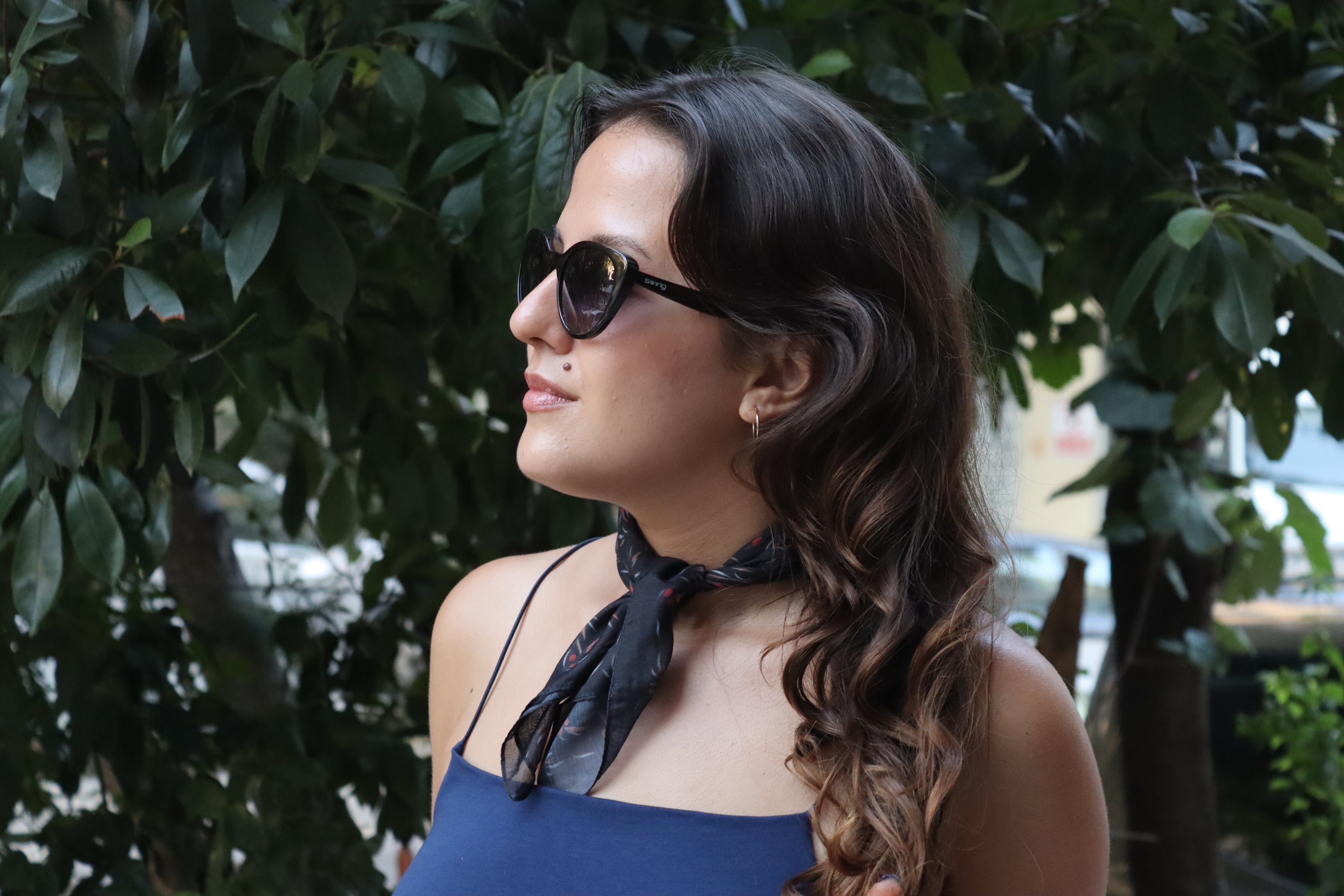 Olive Desenli Bandana