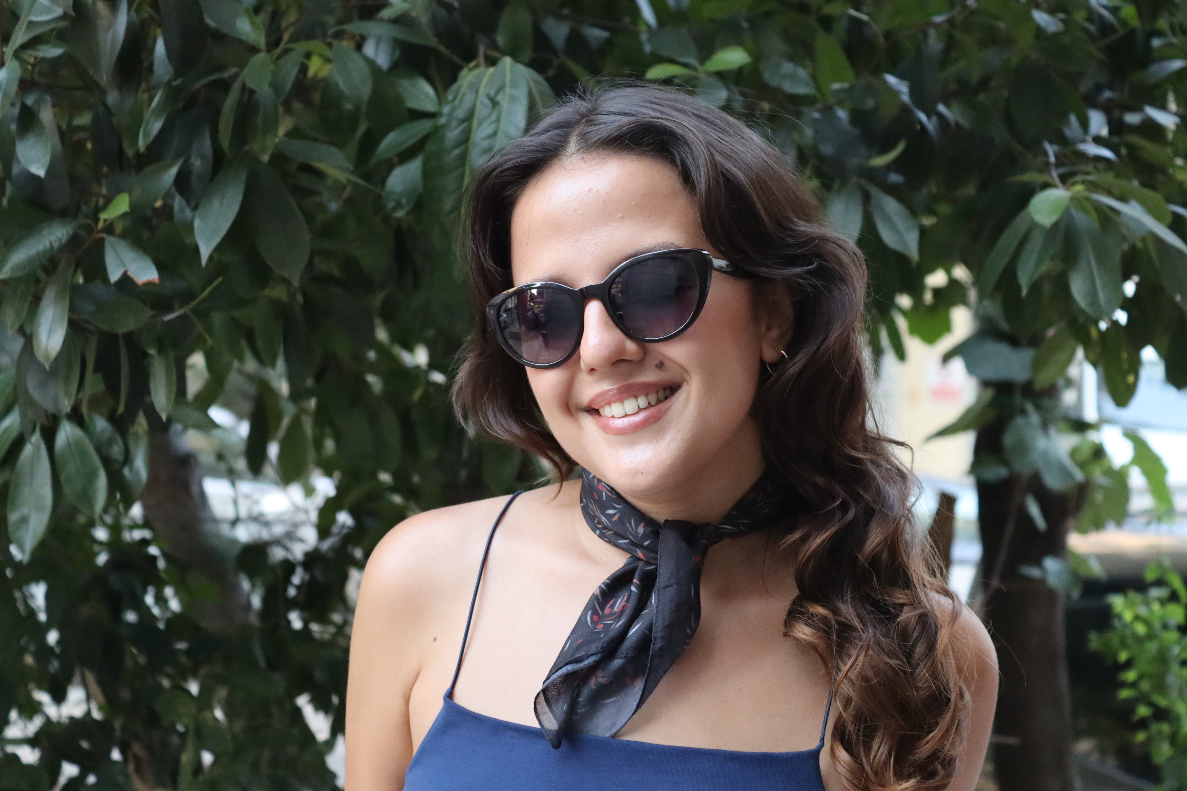 Olive Desenli Bandana