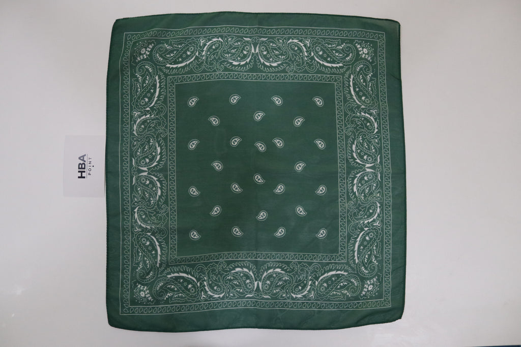 Deniz Mavisi Desenli Bandana