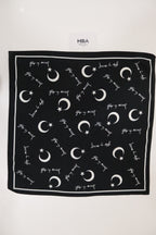 Ay Yıldız Desenli Bandana