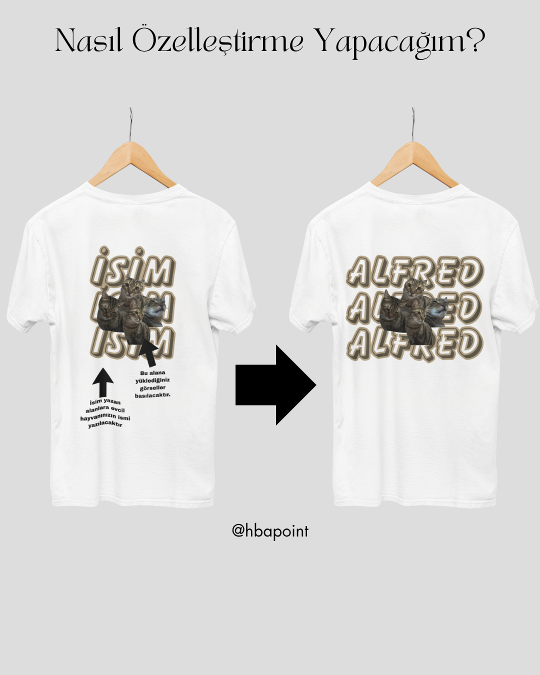 Özelleştirilebilir Evcil Hayvan Tişört