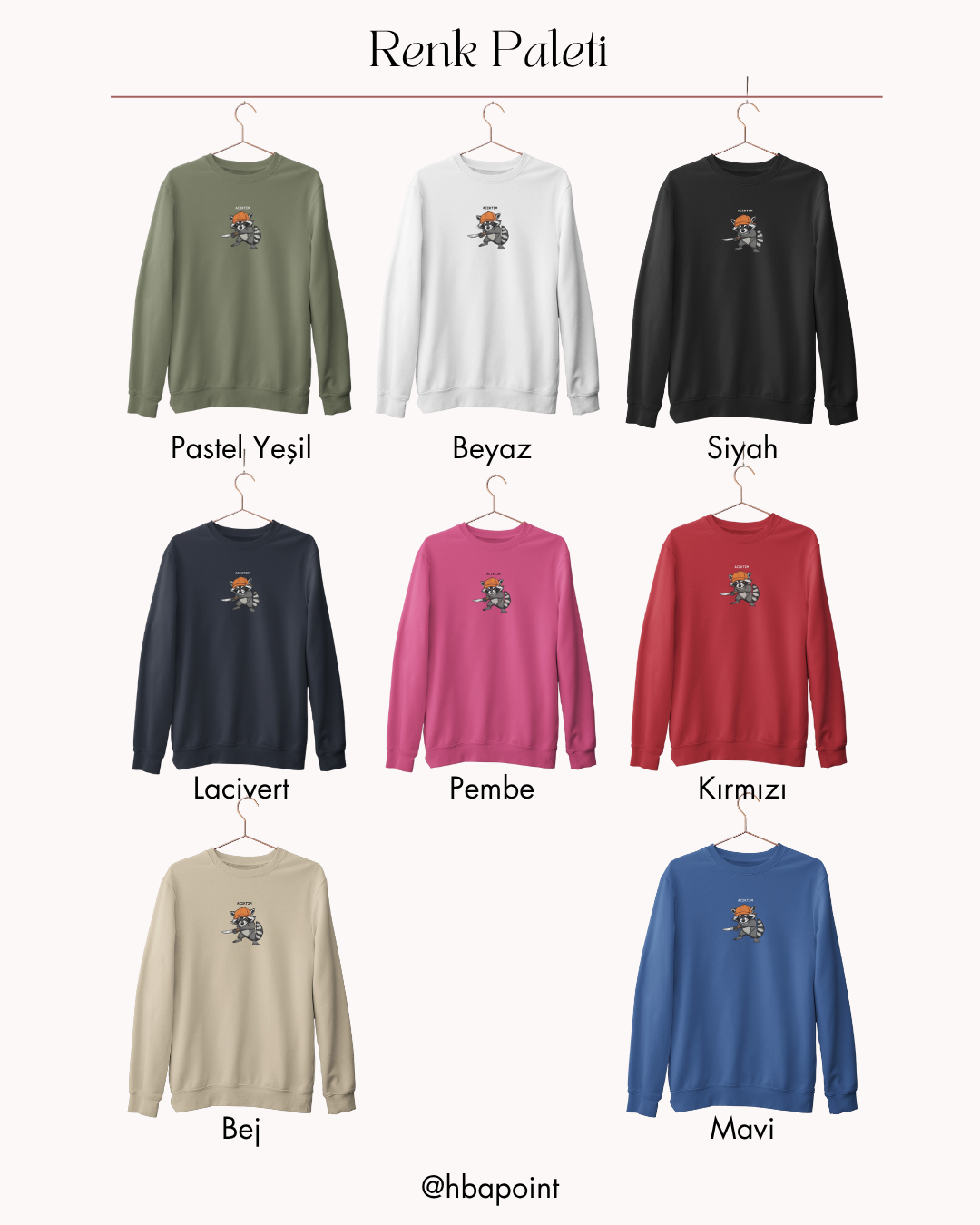 Aç Rakun Sweatshirt