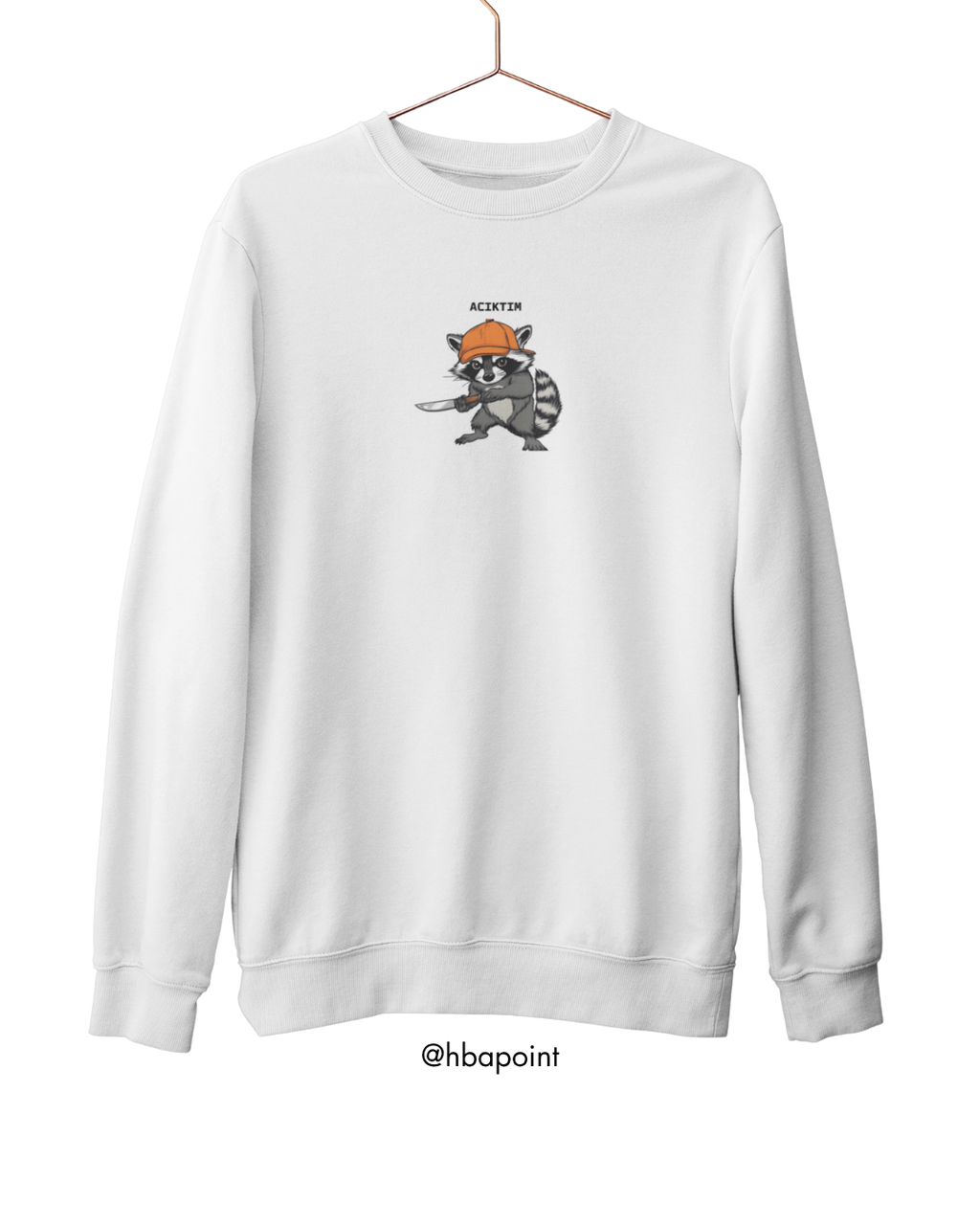 Aç Rakun Erkek Sweatshirt