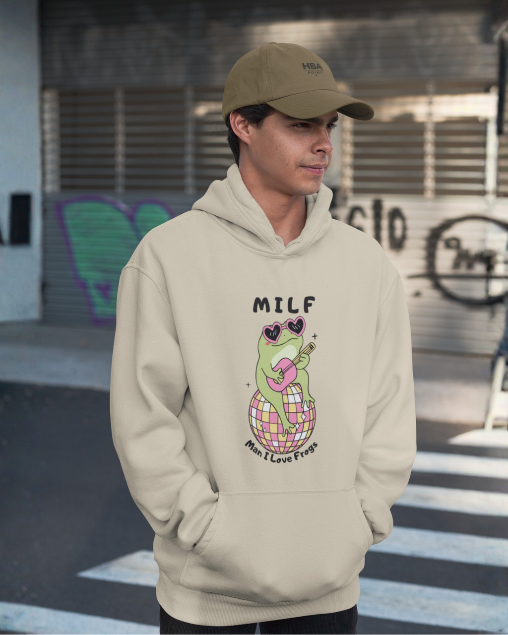 Man I Love Frogs Hoodie