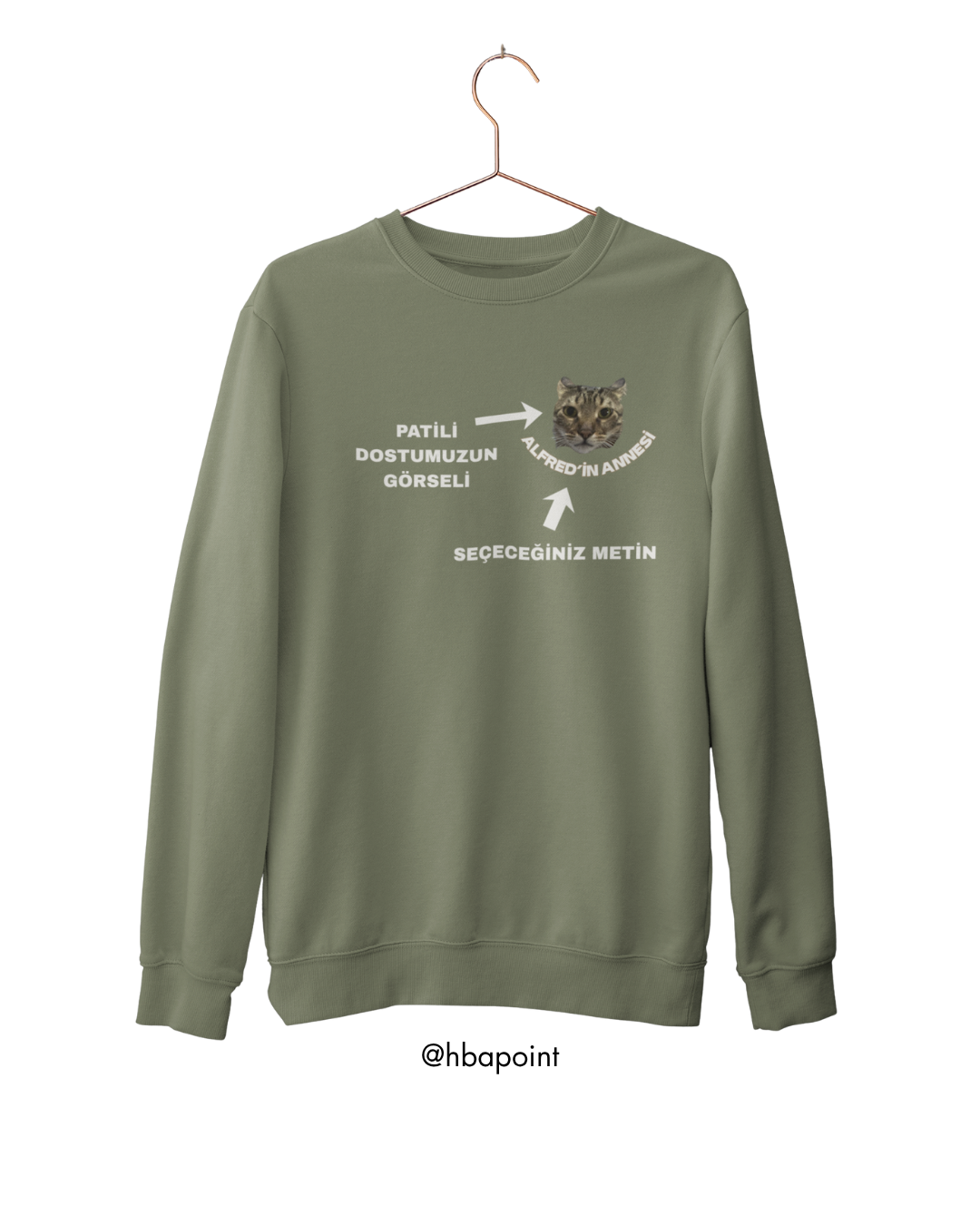 Özelleştirilebilir Evcil Hayvan Sweatshirt