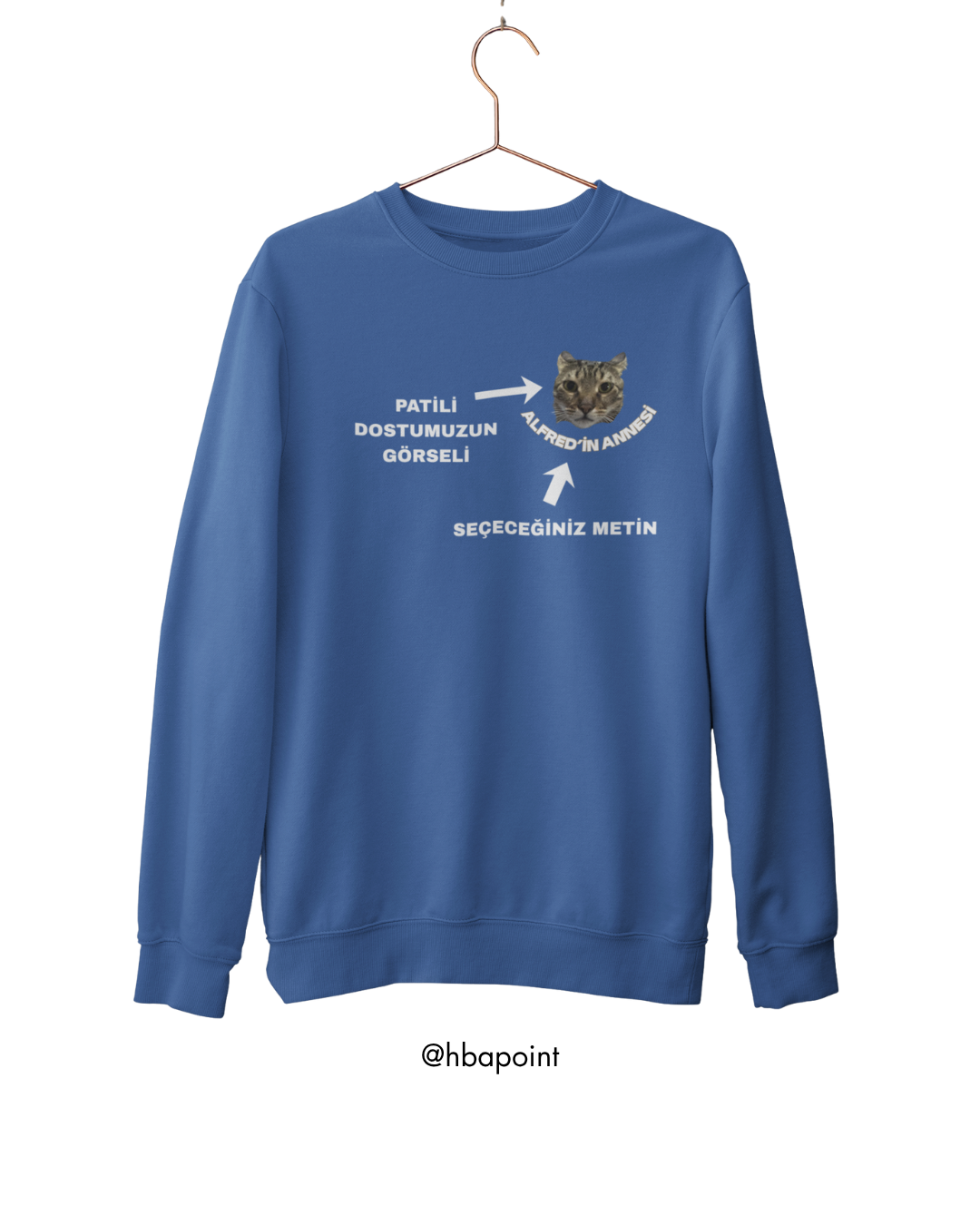 Özelleştirilebilir Evcil Hayvan Sweatshirt