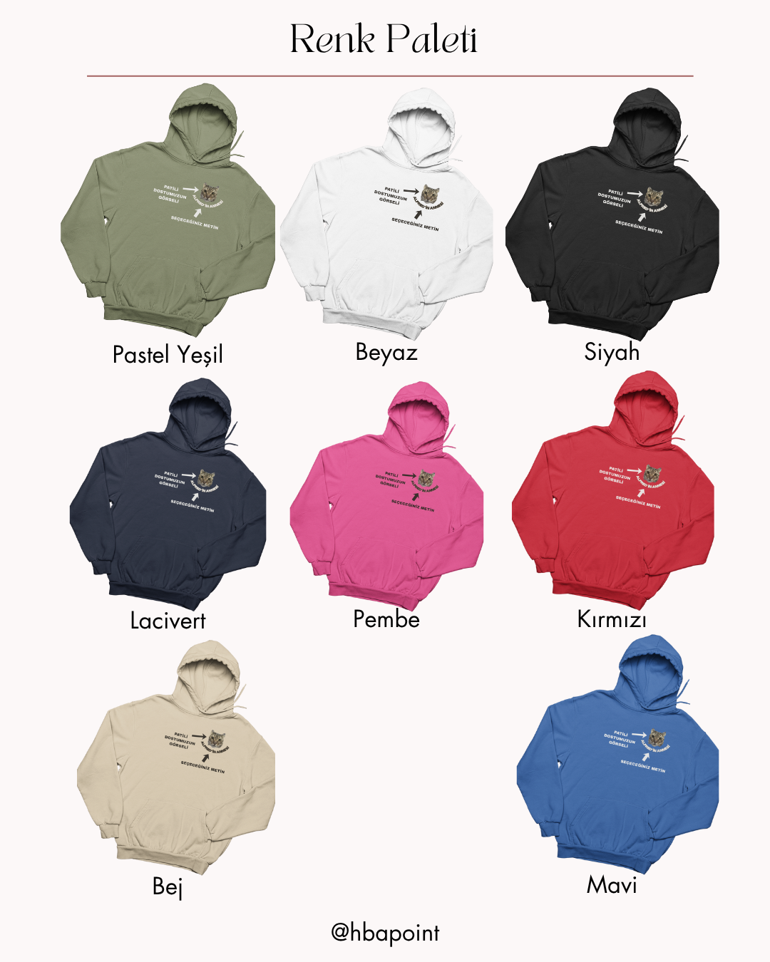 Özelleştirilebilir Evcil Hayvan Hoodie