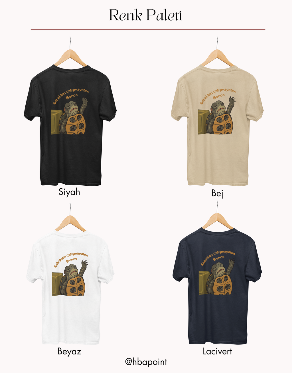 Bezgin Kaplumbağa Tişört