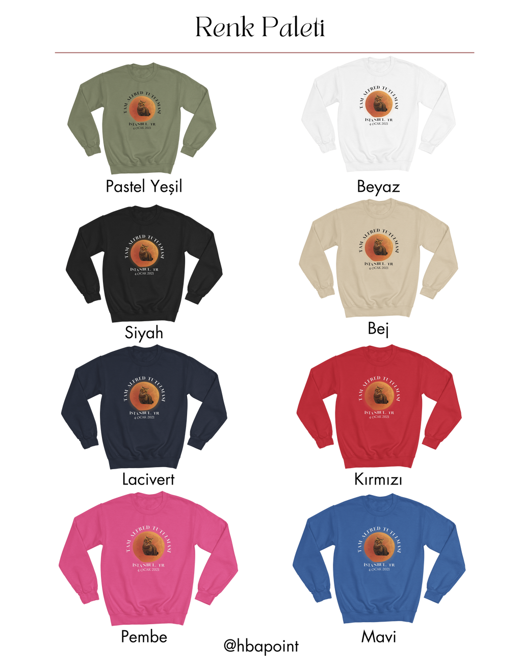 Evcil Hayvan Tutulması Sweatshirt