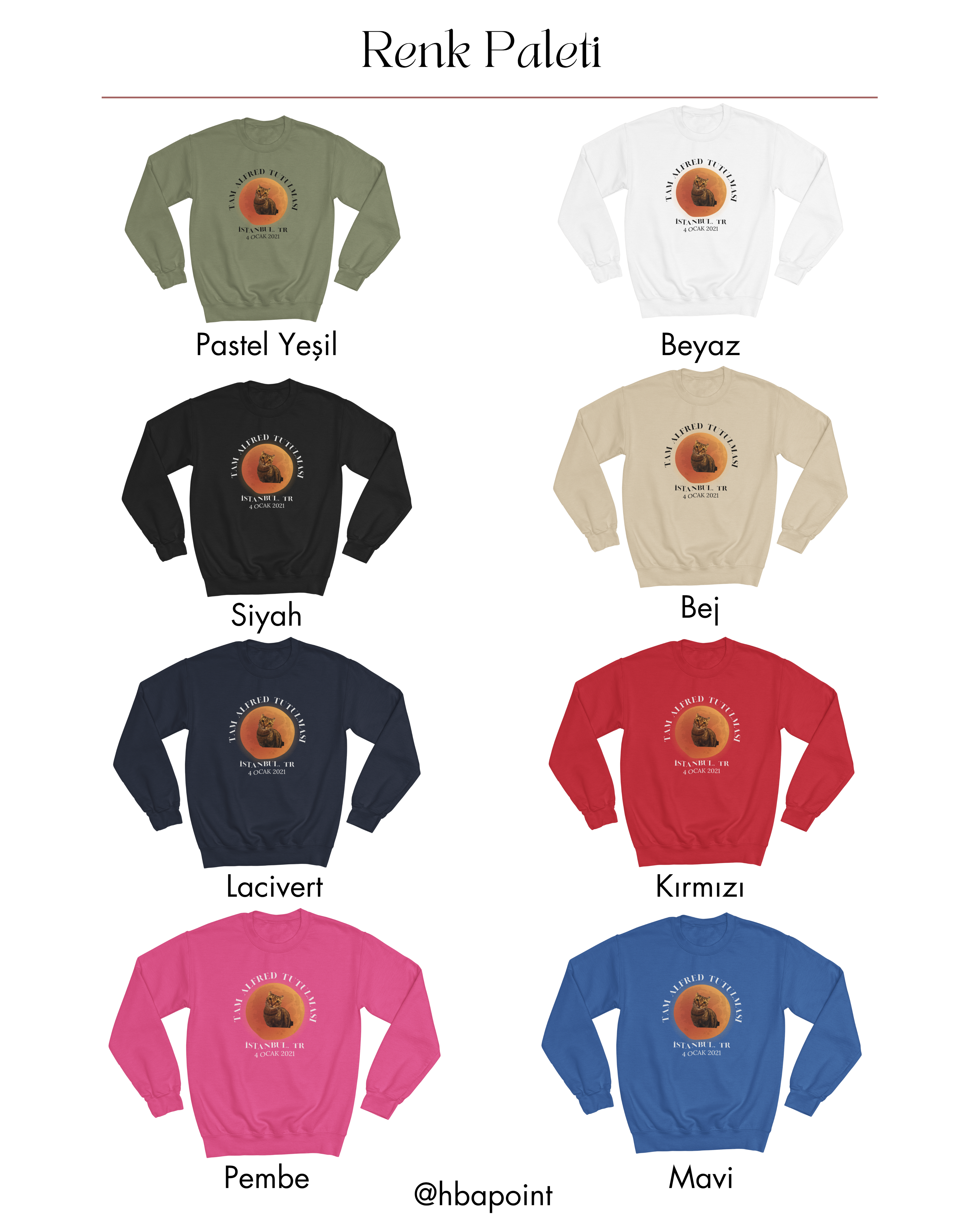 Evcil Hayvan Tutulması Sweatshirt