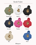 Kahve Seven Huysuz Ayı Hoodie