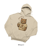 Kahve Seven Huysuz Ayı Hoodie