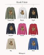 Kahve Seven Huysuz Ayı Sweatshirt