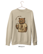 Kahve Seven Huysuz Ayı Sweatshirt