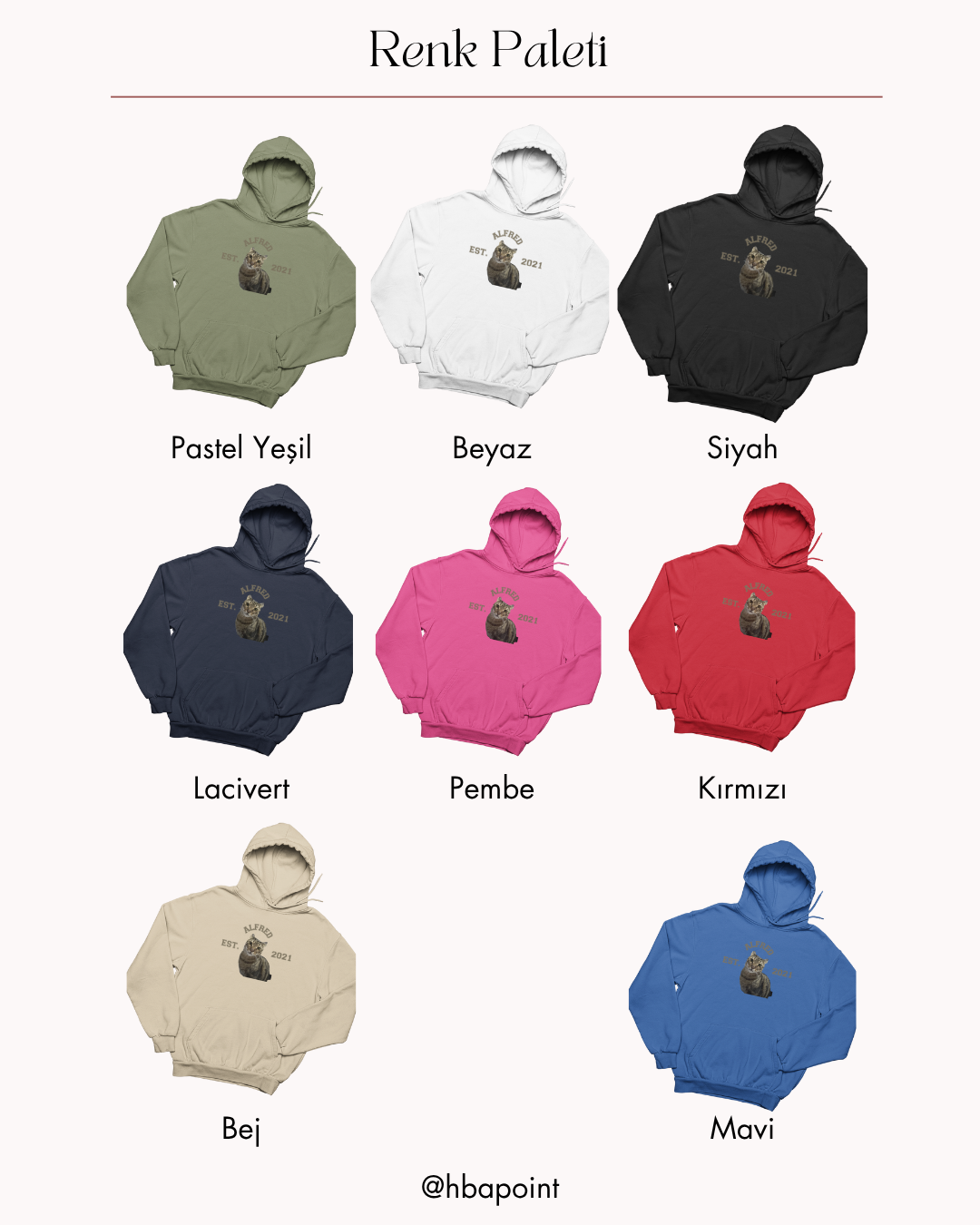 Özelleştirilebilir Evcil Hayvan Estimated Hoodie